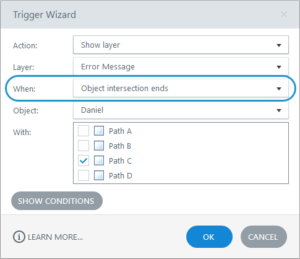  Trigger Some Action When Intersection Ends | Storyline 360